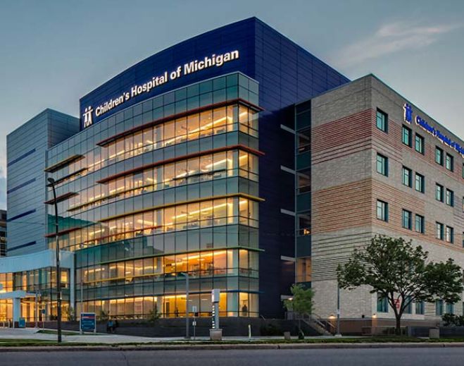 Children's Hospital of Michigan exterior view