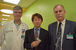 From left: Daniel Turner, M.D., Daisuke Kobayashi, M.D. and Richard Humes, M.D.