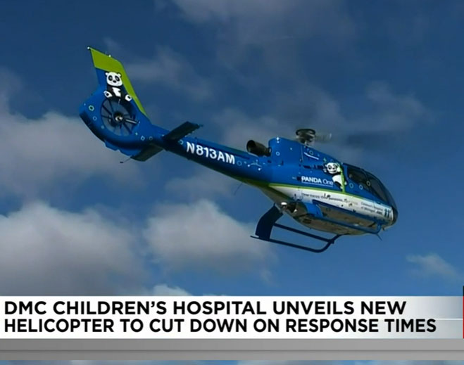 dmc-childrens-hospital-unveils-new-helicopter
