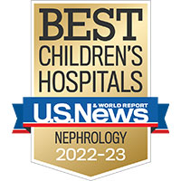 U.S. News & World Report Best Children's Hospitals Nephrology 2022-23