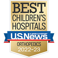 U.S. News & World Report Best Children's Hospitals Orthopedics 2022-23